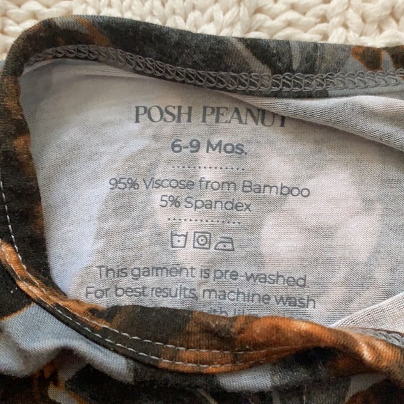 NWOT posh Peanut Paige Peony romper - Picture 4 of 4